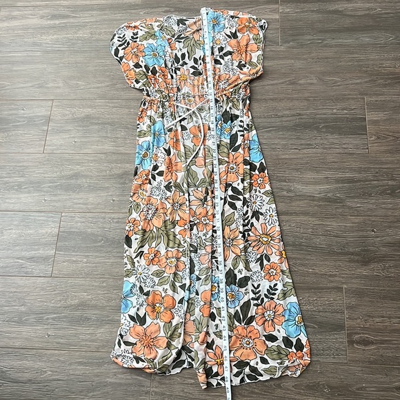Stylish Swimwear Floral Maxi Coverup - Picture 10 of 14